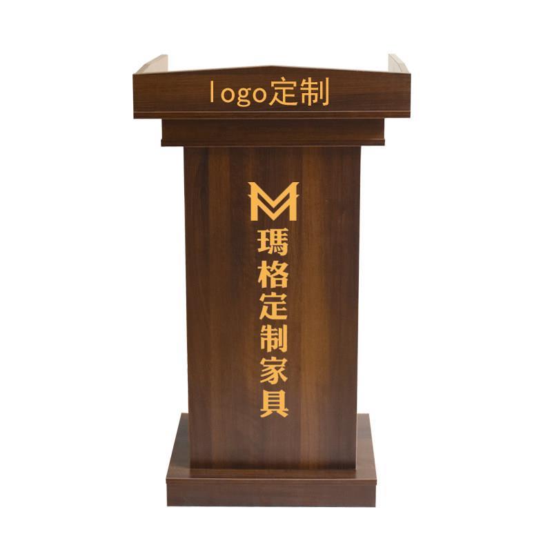 木质新款演讲台发言台迎宾台导购台接待台礼宾台讲台桌泊车台