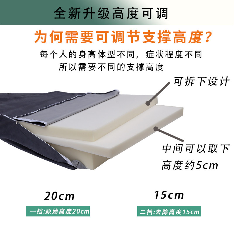 胃食管防反流反酸烧心斜坡枕头牀垫胆汁抗反流术後护理斜坡枕垫