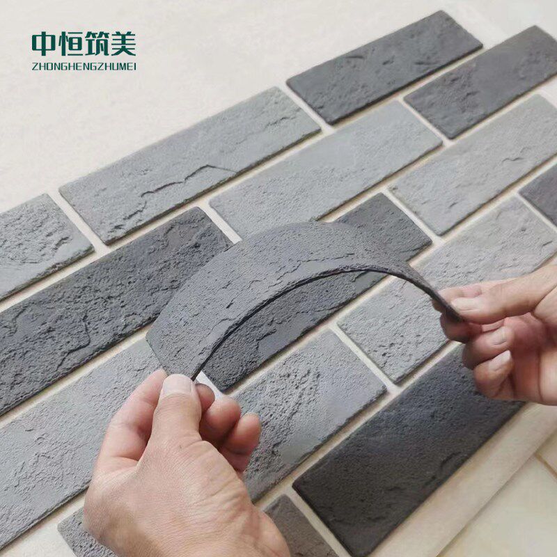 别墅天然文化石背景墙红色文化砖红砖瓷砖旧墙翻新软瓷文化砖外墙