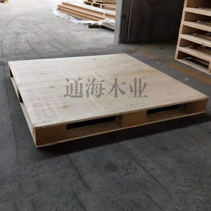 定制出口免熏蒸叉车卡板木质仓库防潮地台垫板物流木架胶合板托盘