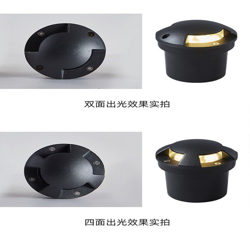 led地埋灯户外防水台阶射灯嵌入式草坪灯侧发光地面投光灯踏步灯