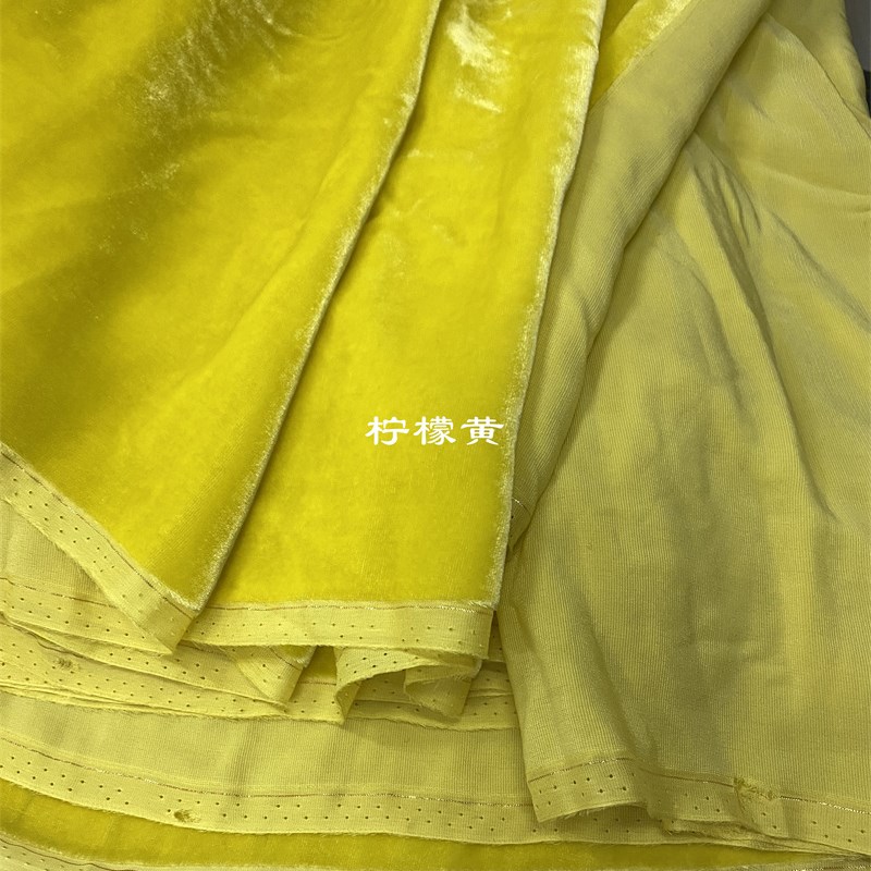 热销纯色真丝丝绒服装布料桑蚕丝旗袍连衣裙西服套装时装面料柔软
