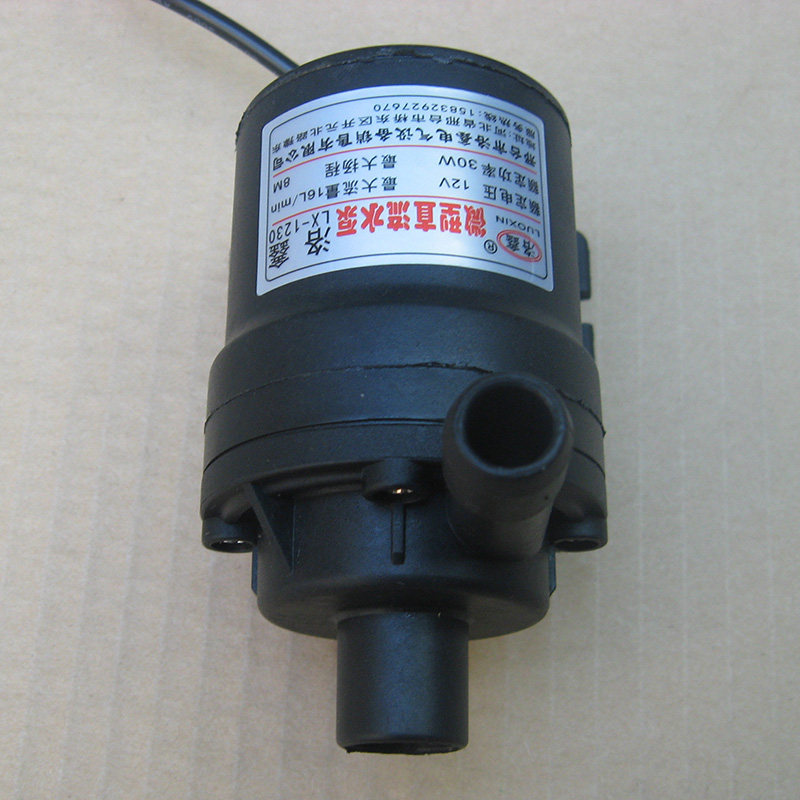 家用小型DC12V24V直流无刷移动洗澡机太阳能热水器出水增压水泵