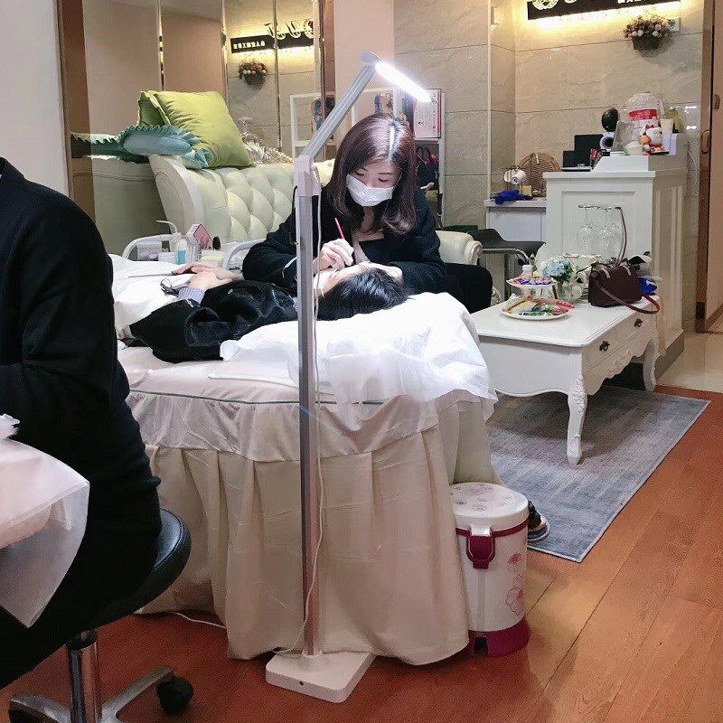 美甲种睫毛纹绣美容院专用纹眉医美 冷白光护眼手术led超亮落地灯
