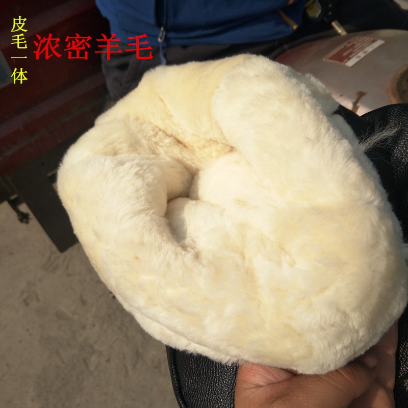 冬季摩托车把套电动车护手套加厚保暖羊皮毛一体跨骑三轮车防寒水