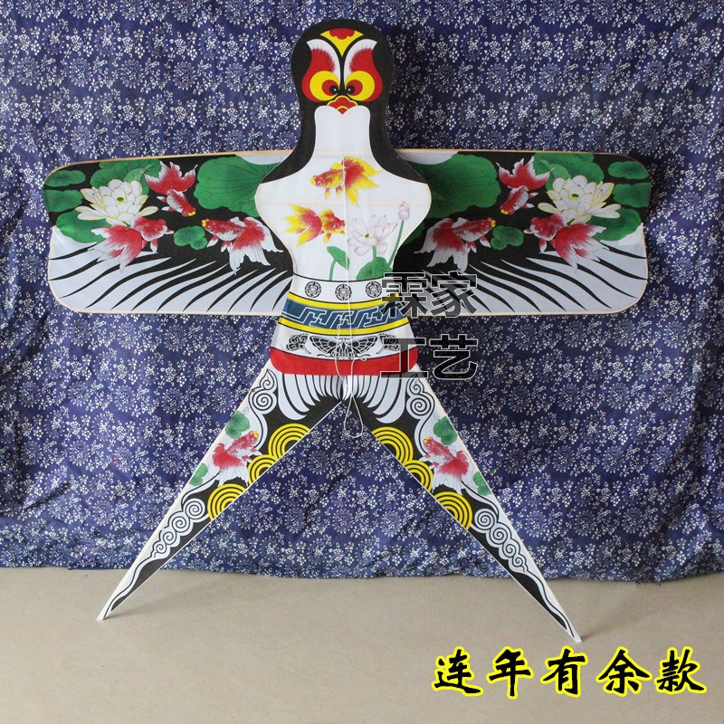 传统沙燕燕子风筝竹骨架装饰道具可飞古朴怀旧好看复古礼品潍坊