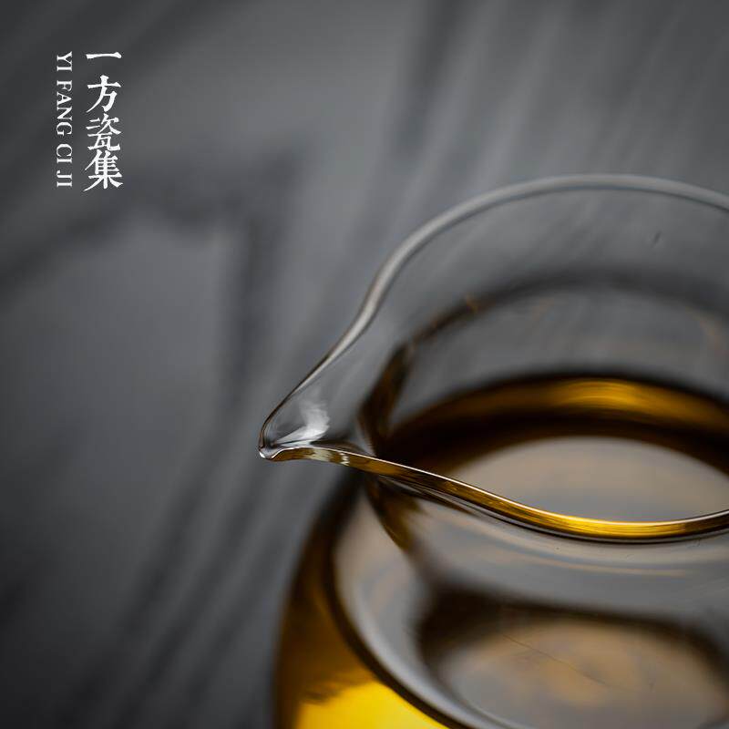 高硼硅玻璃公道杯一人饮茶海2026新款小号分茶器功夫茶具匀杯公杯