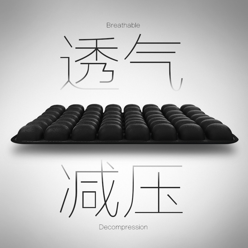 办公室减压气囊坐垫透气座垫汽车久坐不累美臀按摩充气软椅垫空气