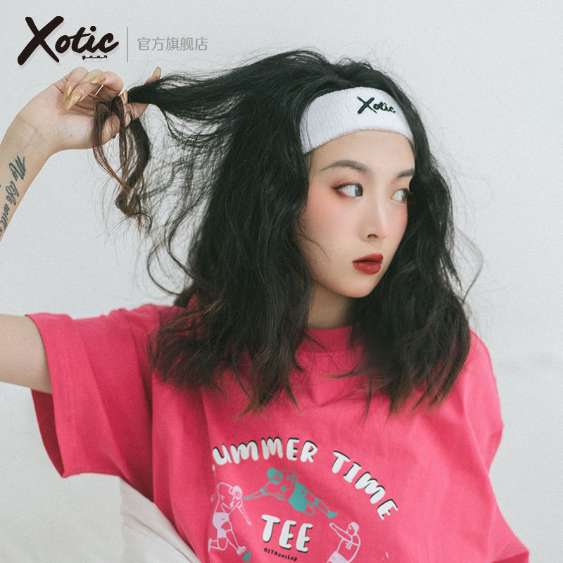 Xotic官方 运动发带男女止汗带健身吸汗头带肖战同款导汗束发带