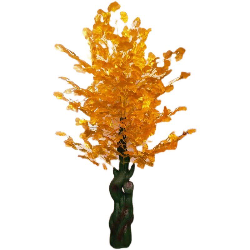 仿真植物盆栽红枫树装饰塑料假花防真花客厅摆件落地假盆景花艺