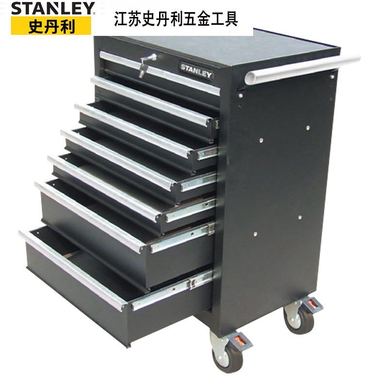 史丹利工具车9抽屉移动手推车工具柜94-193-23 STST74305-8 74306