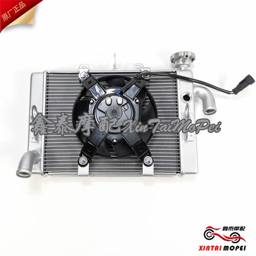 QJMOTOR钱江赛350/QJ350GS-F散热器总成发动机水冷水箱风扇