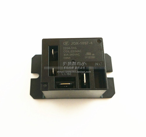 原装宏发空调继电器JQX-105F-4-220A-1HS 220VAC 30A HF105F 4脚