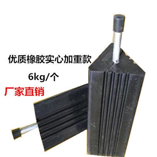 橡胶三角木小汽车止退器实心大货车挡车器防滑便携式止轮器掩垫木