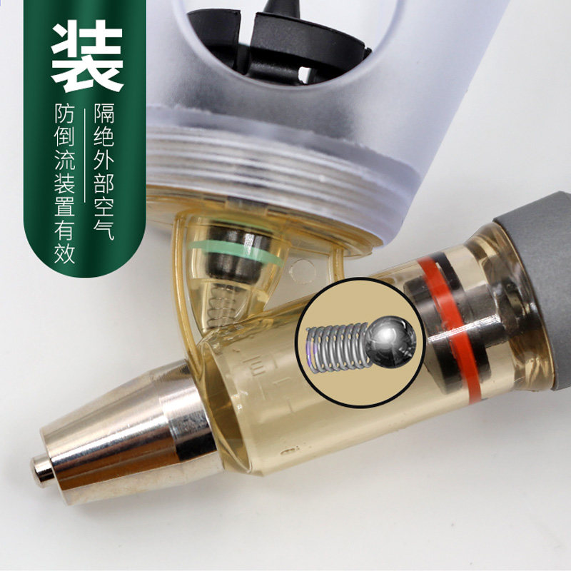 兽用进口插瓶连续注射器猪牛羊鸡鸭用2ML自动可调疫苗器5ML打针器