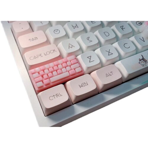 enter键/shift键手工定制粉色蓝色按钮键帽十字轴机械键盘键帽
