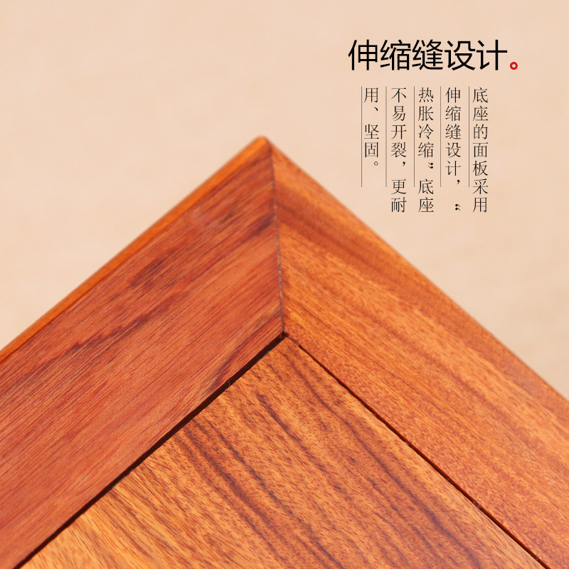 红木雕刻工艺品鱼缸奇石底座佛像财神貔貅长方形实木摆件底座木托