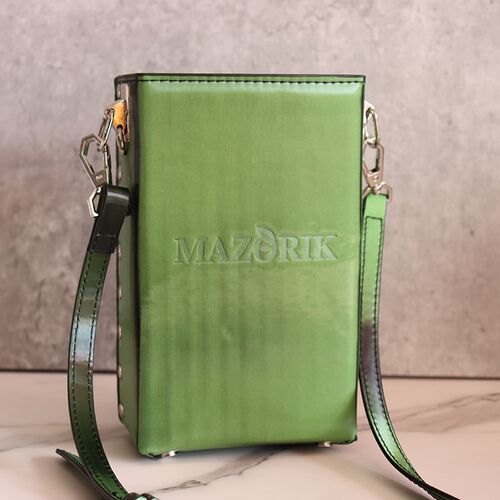 MAZORIK网红剪刀包发型师高级美发工具包时尚3D渐变潮斜挎剪发包