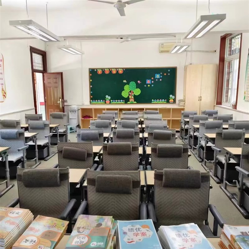 中小学生午休桌椅学校课桌椅可躺折叠升降午休椅多功能儿童学习桌