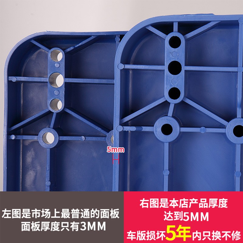 静音五轮加大平板手推车 可折叠家用商用搬运拖车承重拉货