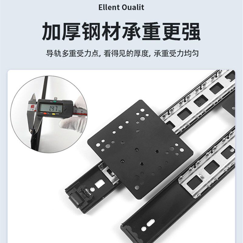 上翻隐藏橱柜门滑轨配件书柜平移伸缩内藏折叠回旋门侧装导轨五金