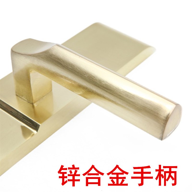 .锌合金防盗门面板门锁拉手孔距235通用型大门锁把手加厚门锁配件