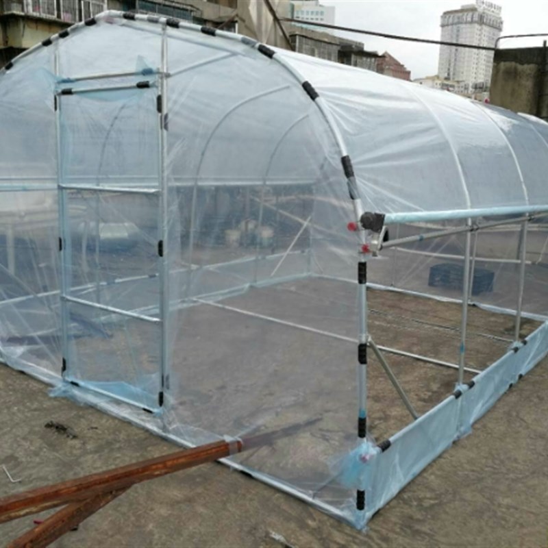 家用温室大棚骨架阳台庭院多肉花棚暖房蔬菜植物冬季保温花房简易