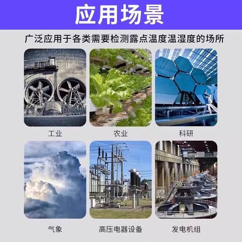 绝对湿度传感器工业级管道腔体环境空气湿度检测仪绝对湿度变送器