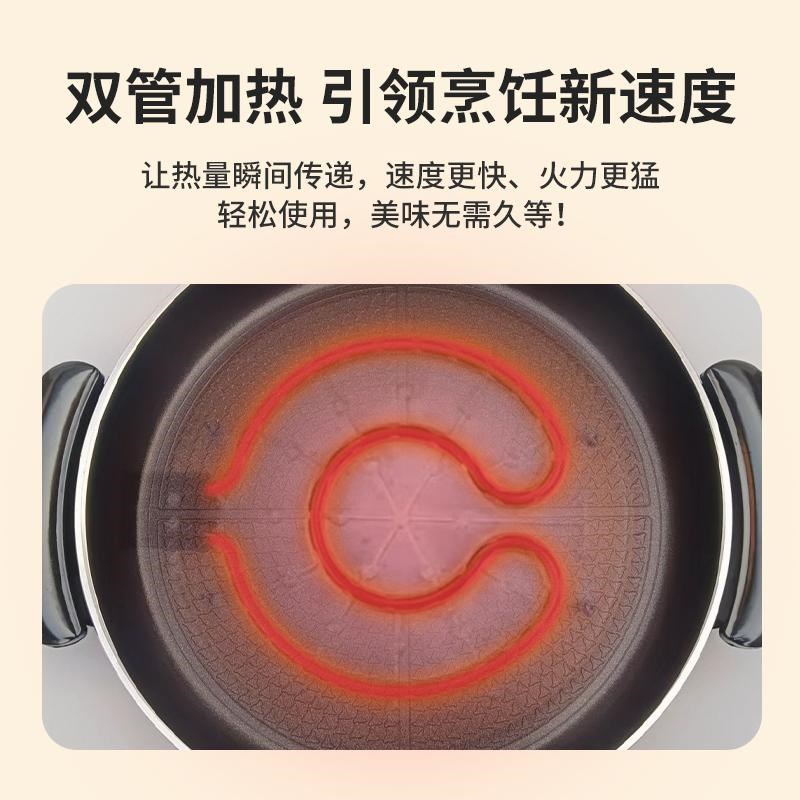 商用大号电煎锅单面电饼铛家用加深加大多功能煎包锅烤饼机烙饼锅