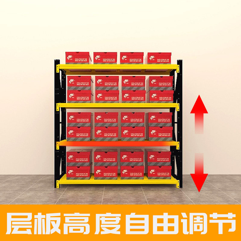 货架置物架多层仓库仓储货架家用展示架重型服装阳台储物间储物架