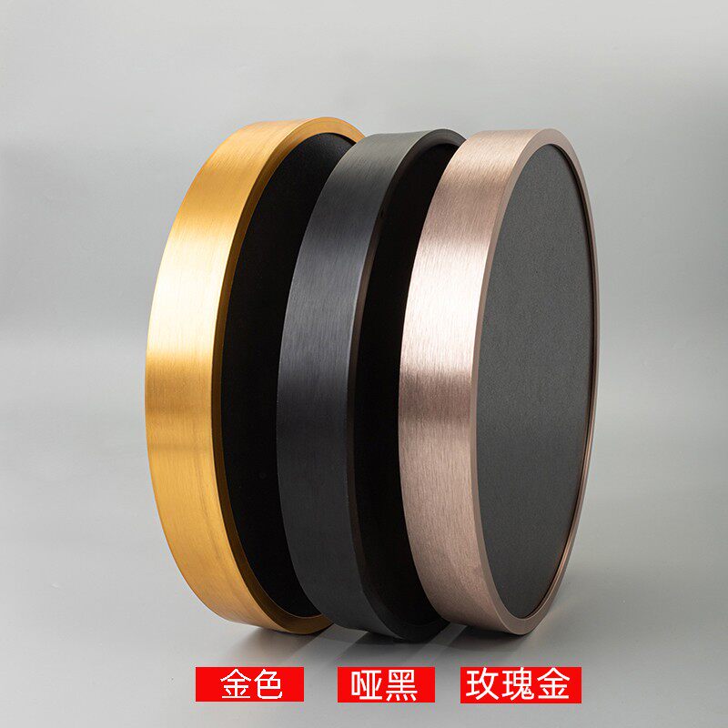 铝合金框圆形框金属相框照片框十字绣钻石画裱框镜框定制定做圆形