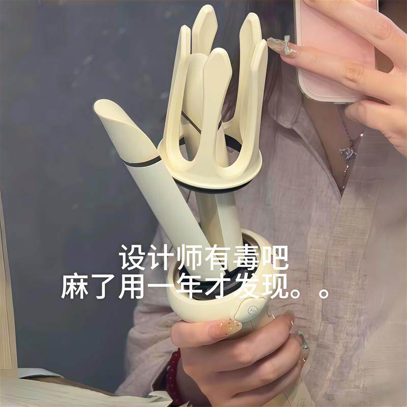 全自动卷发棒大卷大波浪三合一卷直两用直发梳持久定型四挡温控度