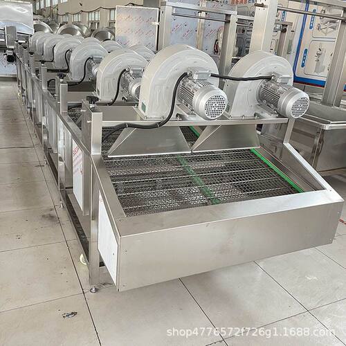 酸豆角连续式风干机 食品料理包干燥沥水风干设备 鲜玉风干流水线
