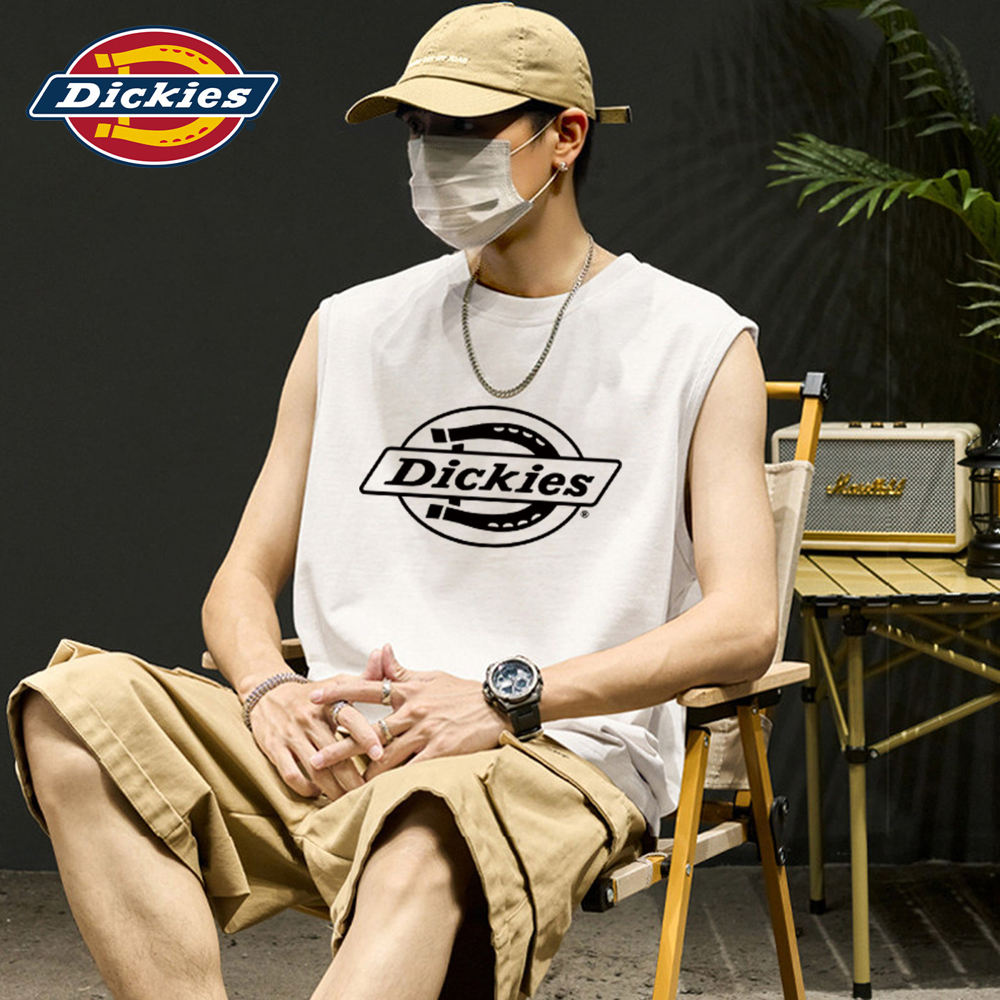 【官方正品】Dickies纯棉背心男