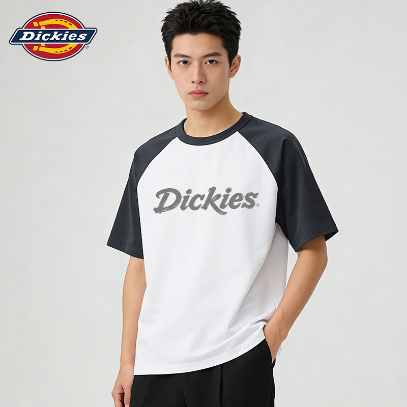 Dickies纯棉撞色短袖26夏季新款