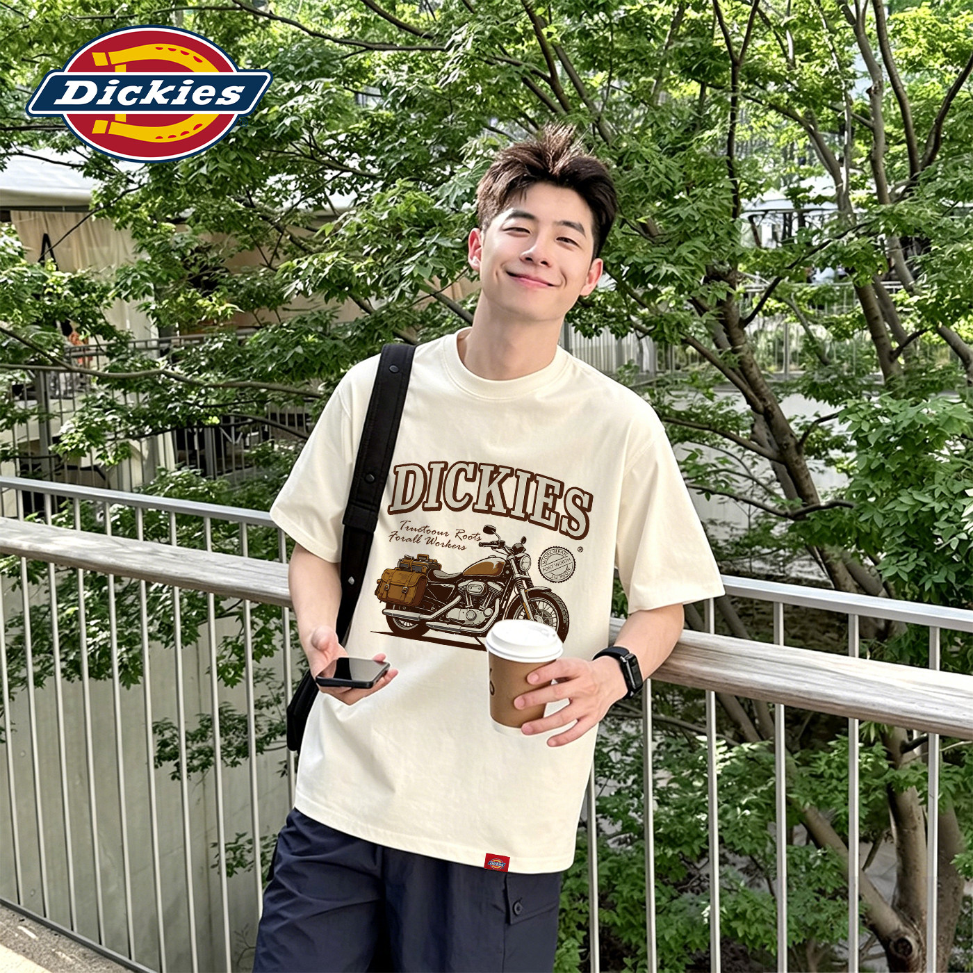 【100%纯棉】dickies潮牌短袖男图片