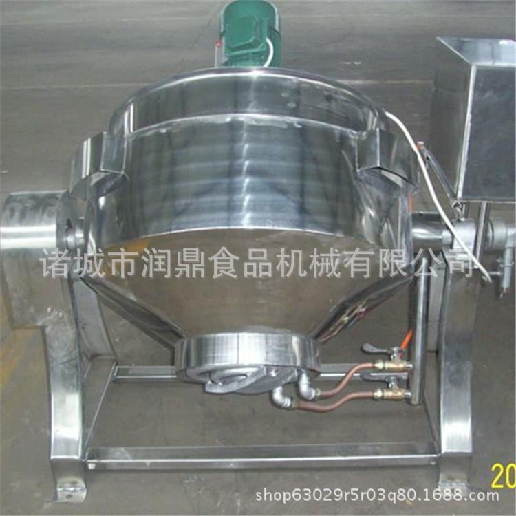 厂鸡家生 产导热油加热卤煮锅猪蹄锈钢夹润鼎层锅 可定不制烧卤制