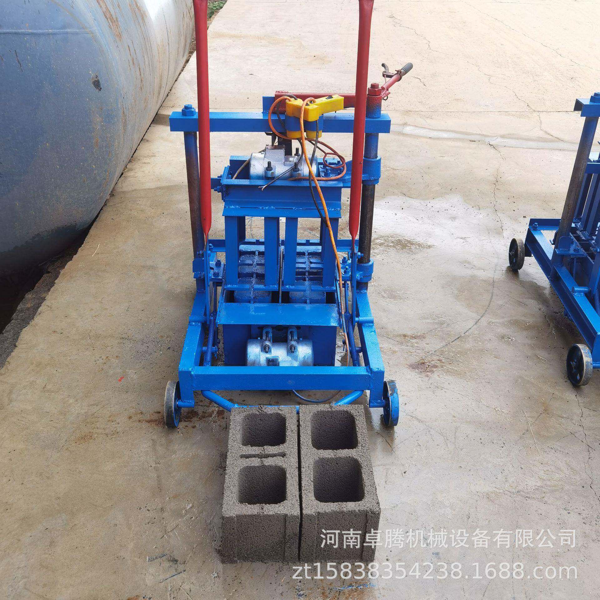 小型水泥垫块压砖机面包制砖机模具配件空心机全动砖压2-45移动制
