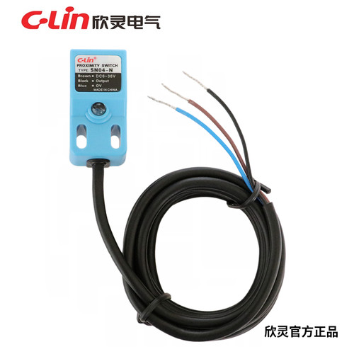 正品欣灵牌 SN04-N 角柱型电感式接近开关 NPN 常开 现货供应