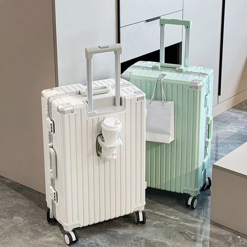 行李箱双封闭内衬大容量铝框拉杆箱女结实耐用旅行箱男加厚密码箱