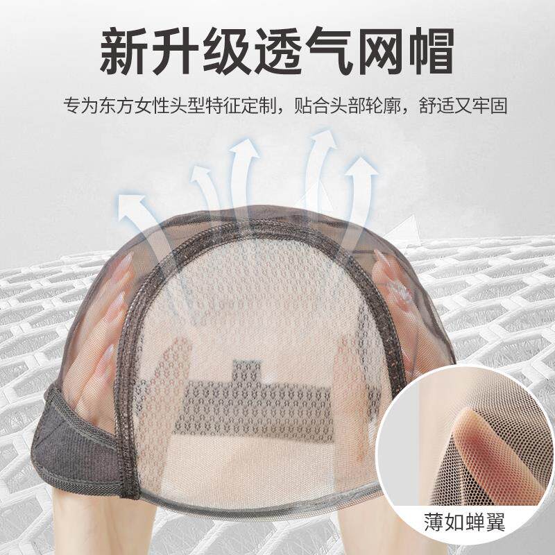 假发全头套女真人发丝中老年女士妈妈自然正品全真发短卷发假发套