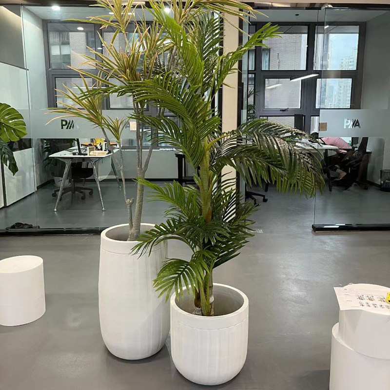 景德镇陶瓷北欧简约花盆大号创意家用客厅盆栽盆器绿植装饰品摆件