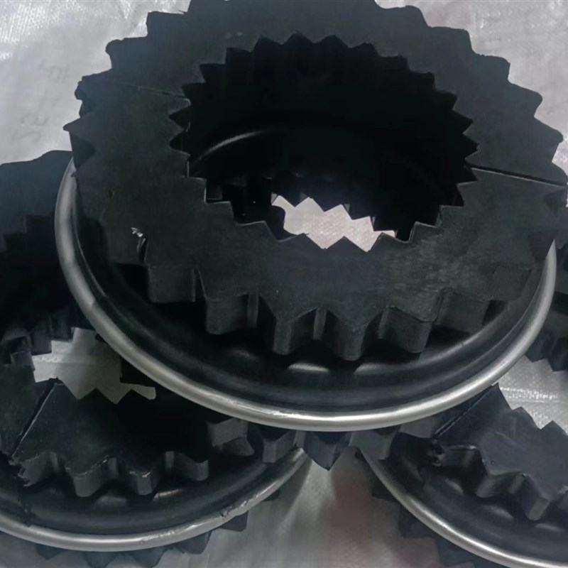 联轴器橡胶齿轮弹性块 弹性体 齿轮橡胶齿轮联轴器缓冲垫 防震垫