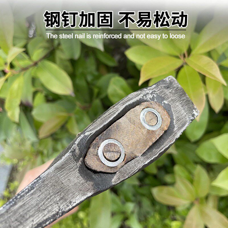 劈柴斧轨道钢锻打斧砍树工具农机配件家用专用劈柴砍树斧户外农用