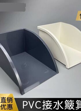 水簸箕成品PVC雨水簸箕排水管塑料集水斗落水管接水簸箕