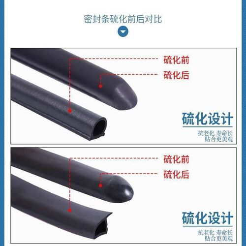 汽车广汽传祺GS4/GS5/GA3/GA4/GS3/埃安车用门边密封条隔音条防尘
