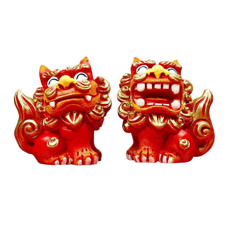 狮三百丨狮庆喜石狮子桌面装饰摆件文创可爱石敢当厦门旅游纪念品
