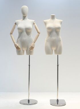 大码女装模特道具女半身胖mm大屁股人台服装店橱窗陈列展示架全身