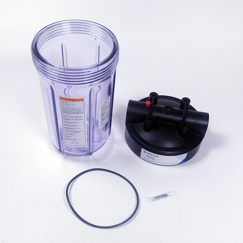 滨特尔BF-35-H前置过滤器10寸大胖蓝桶蓝瓶带旁通透明中央净水器
