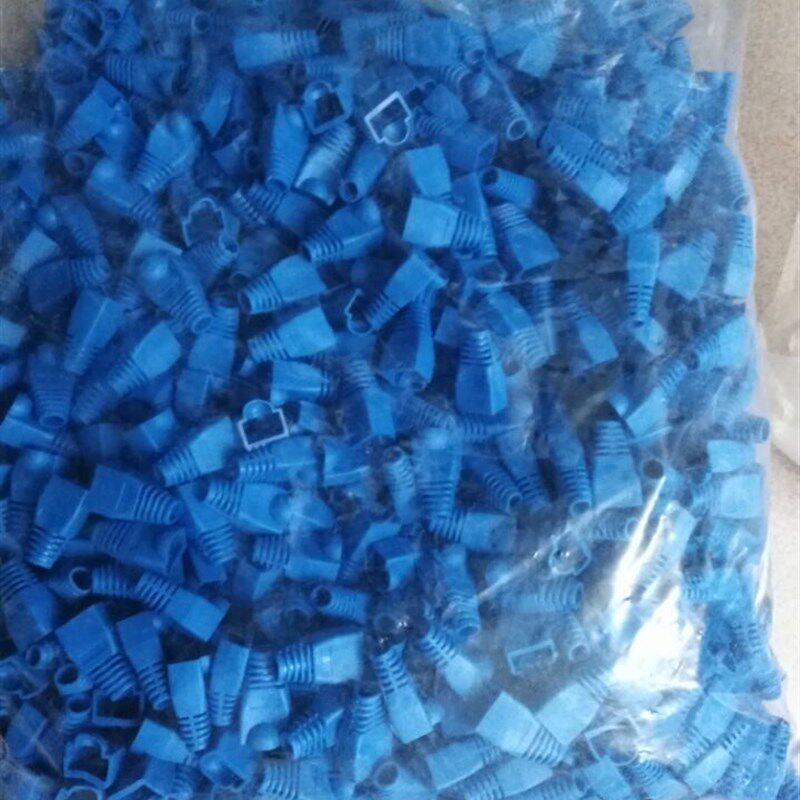 超五六类网络水晶头护套网线8芯RJ45保护套6.0/7.0/8.5MM 1000个